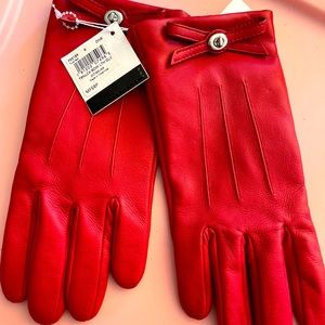 Gorgeous new Leather Coach Gloves
